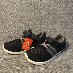 Oomphies Black and Gray Kids Sneakers